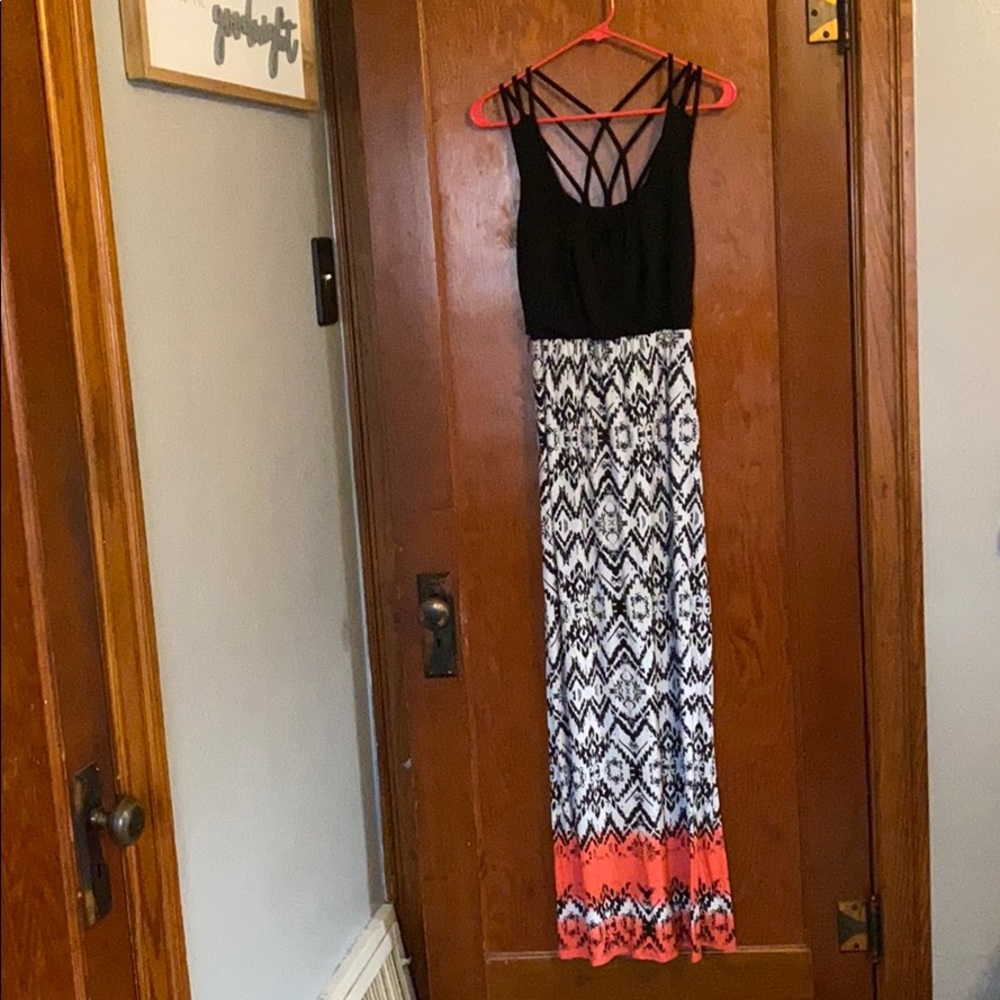 Multi color maxi dress